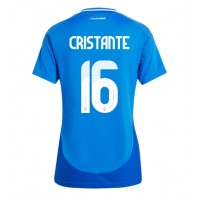 Maglia Calcio Italia Bryan Cristante #16 Prima Divisa Donna Europei 2024 Manica Corta